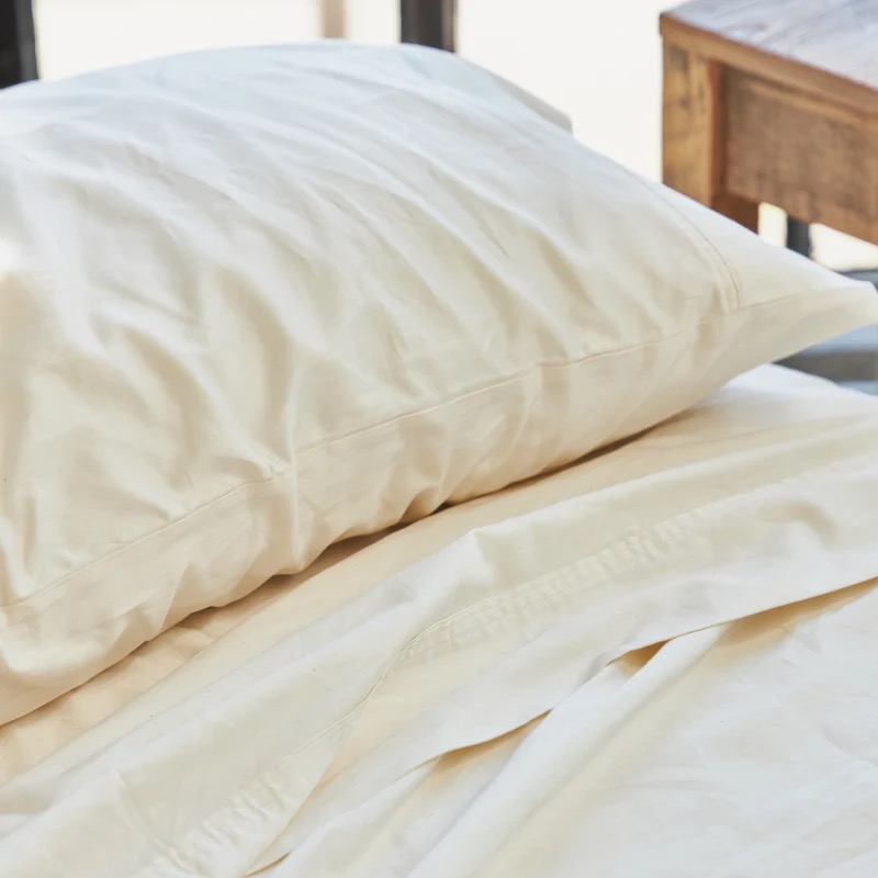 Avocado Green organic cotton sheets and bedding