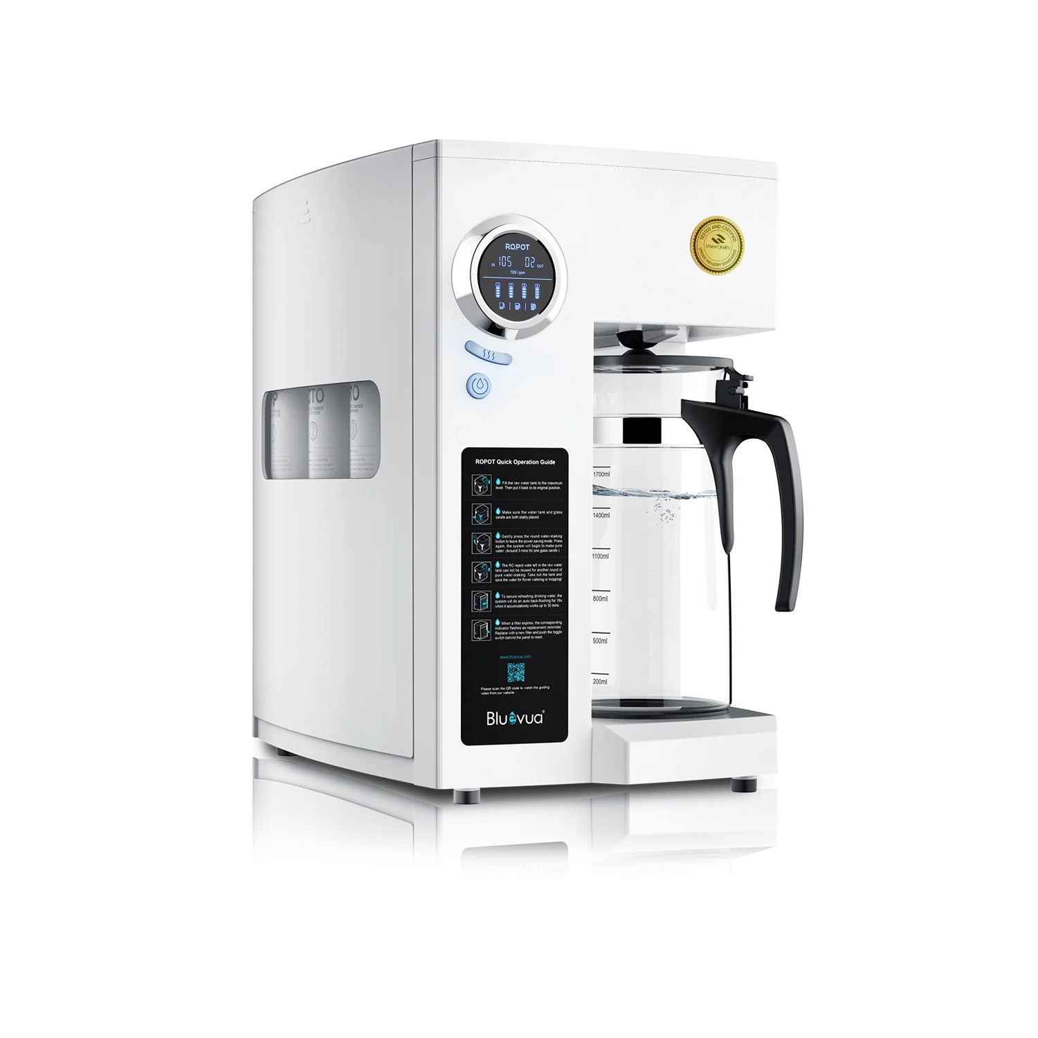 Bluevua ROPOT Countertop RO System
