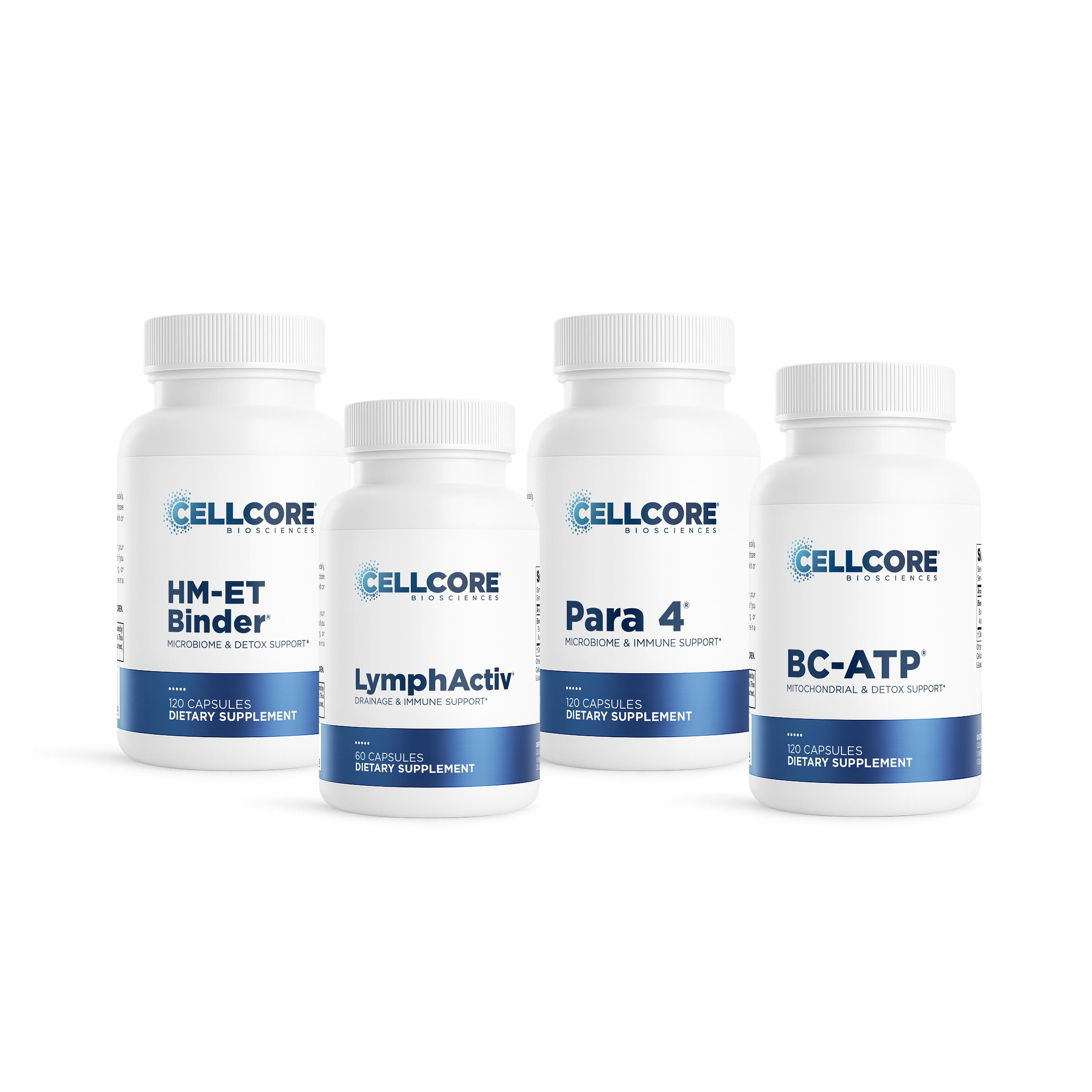 CellCore Step 4 Products — HM-ET Binder, LymphActiv, Para 4, BC-ATP