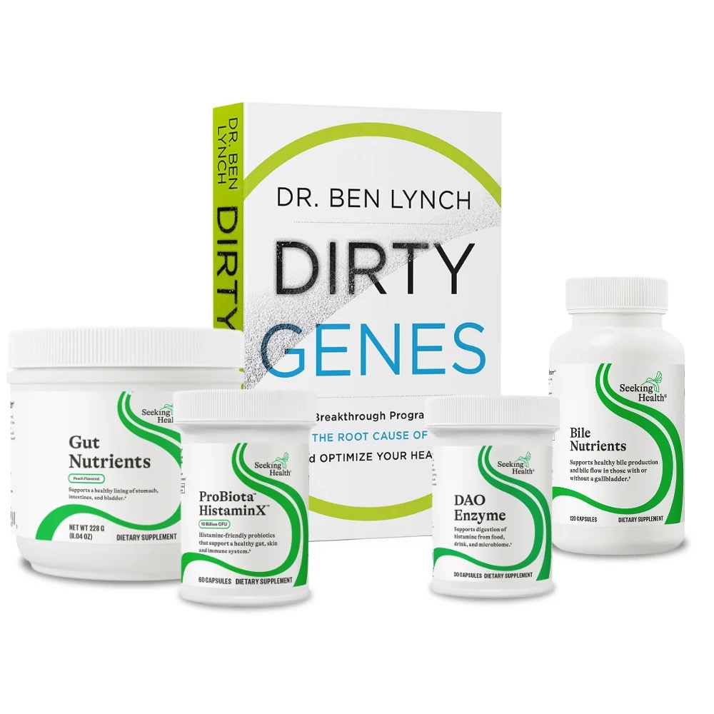 Seeking Health supplement lineup with Dr. Ben Lynch Dirty Genes